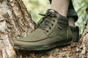 Lems Boulder Boot Mid Vegán Férfi Barefoot Zöld PFG-83434