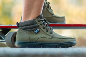 Lems Boulder Boot Mid Vegán Női Barefoot Zöld AXS-70817