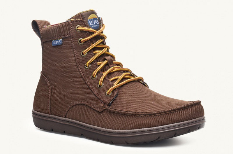 Lems Boulder Boot Nejlon Túrabakancs Barna EEW-43986