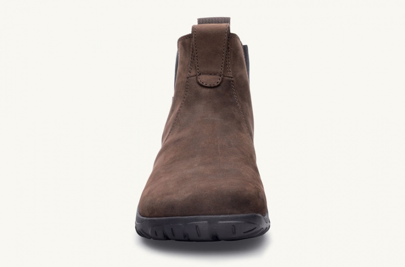 Lems Chelsea Boot Vízálló Férfi Barefoot Barna GYJ-47279