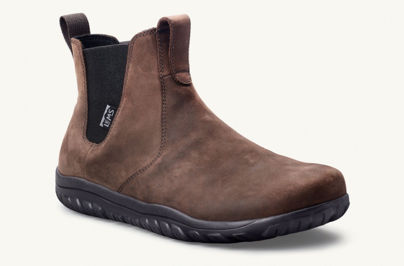 Lems Chelsea Boot Vízálló Női Barefoot Barna ALW-76570